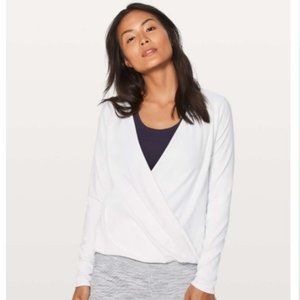 Lululemon Full Freedom Long Sleeve Draped Wrap Top